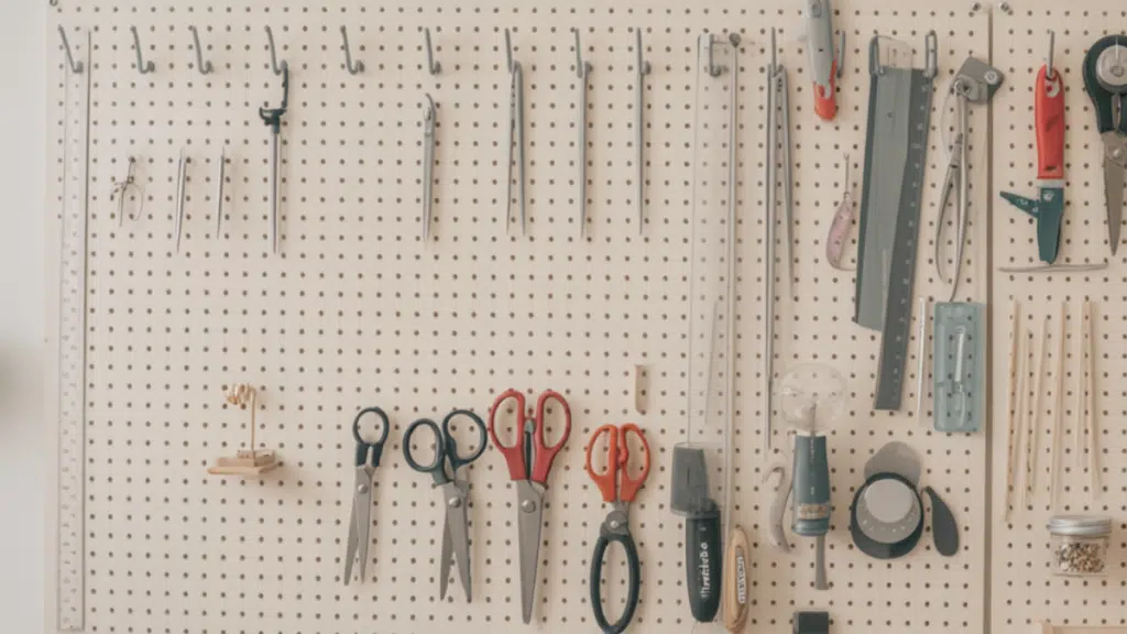 pegboard tool wall