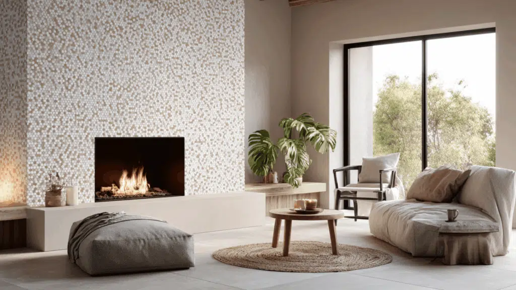 penny round porcelain tile