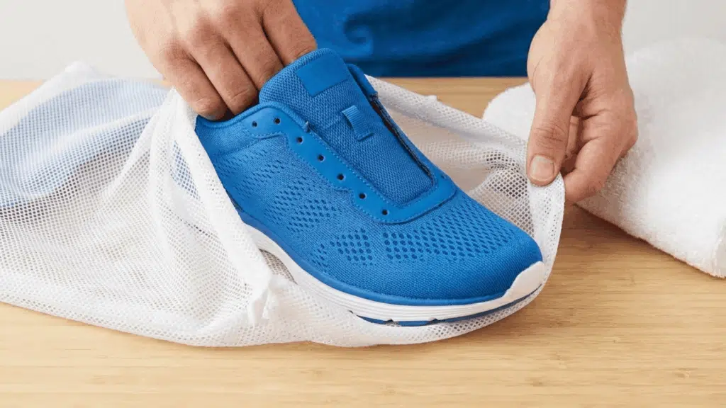 Place Shoes in a Laundry Bag