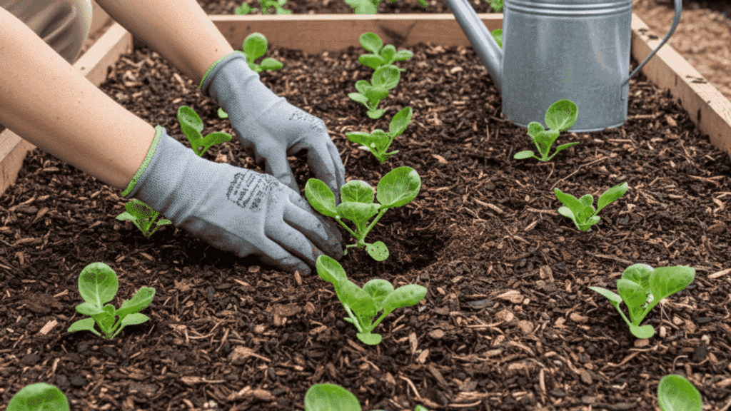 plant brussel sprouts