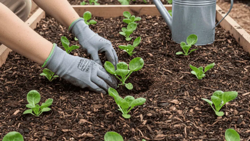 plant brussel sprouts