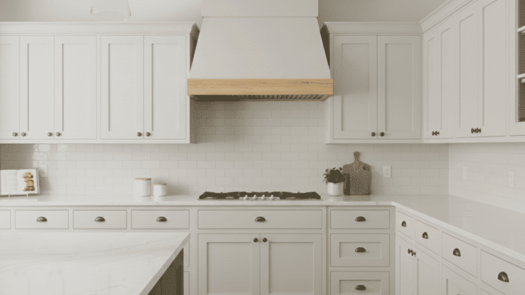 plaster hood with trim