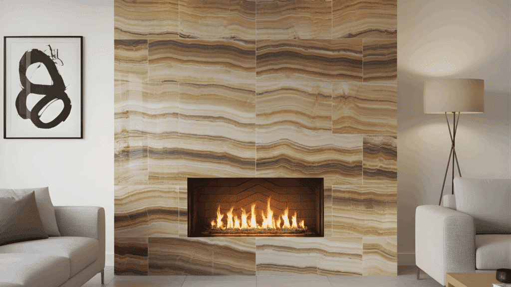 porcelain tile that mimics onyx