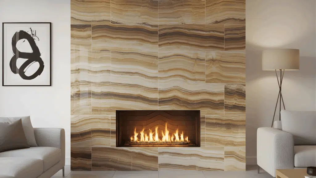 porcelain tile that mimics onyx