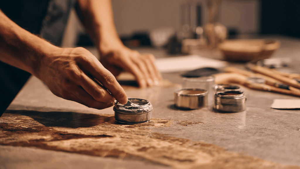 repairing chips cracks and edges