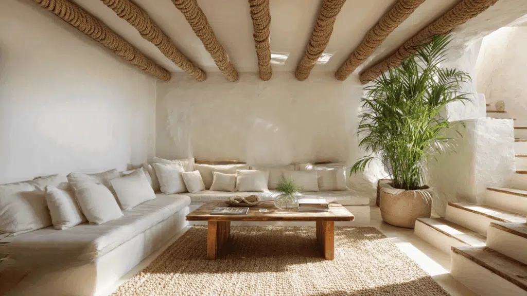 rope wrapped beams