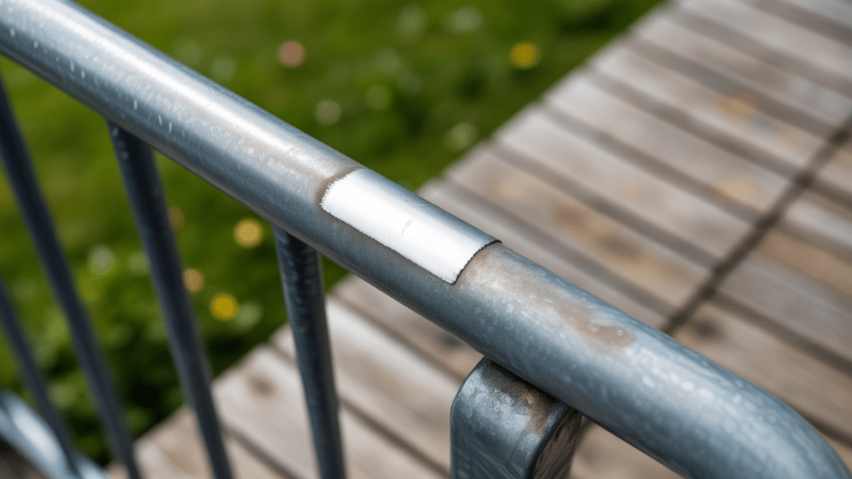 simple handrail repair patch