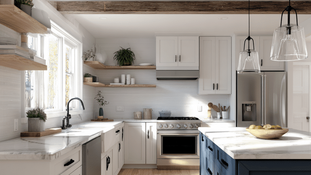 single central beam for subtle structure