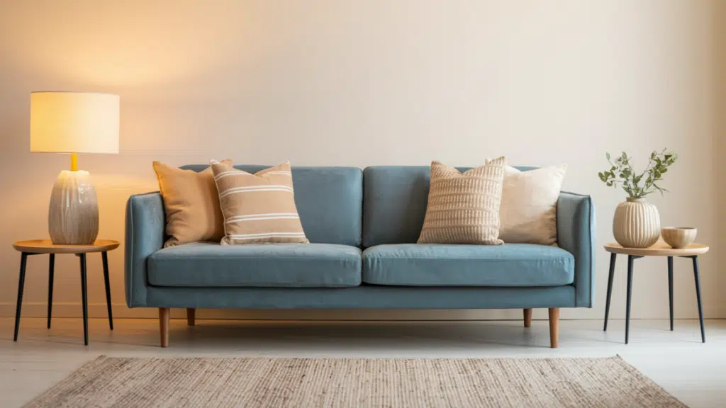 small living room compact sofa