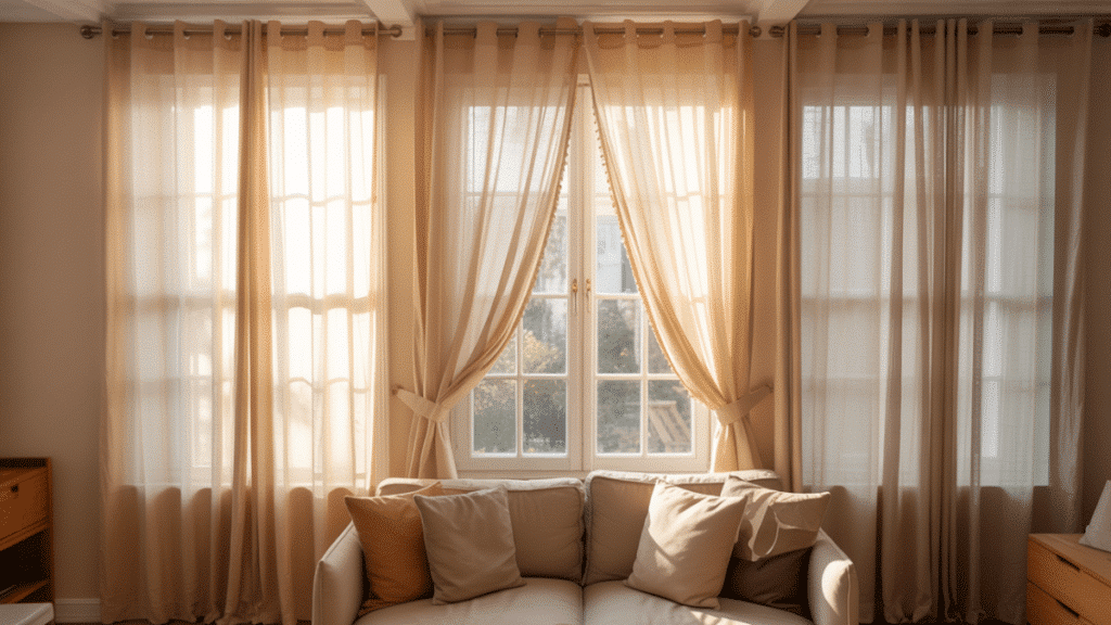 small living room curtains cozy