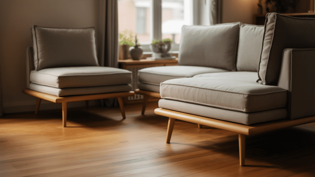 small living room furniture with legs