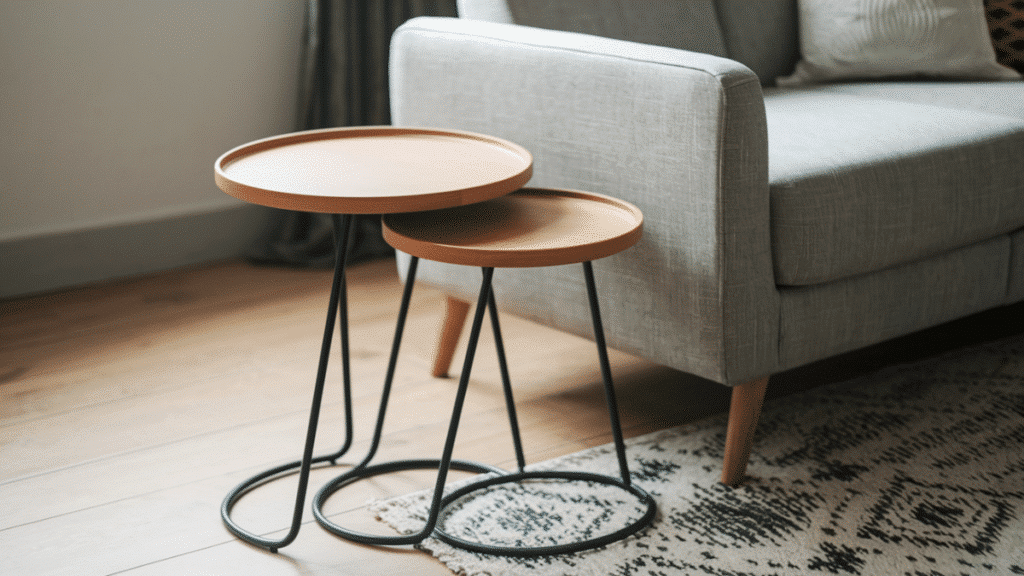 small living room nesting tables