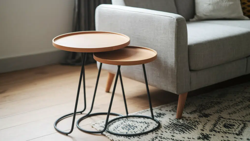 small living room nesting tables