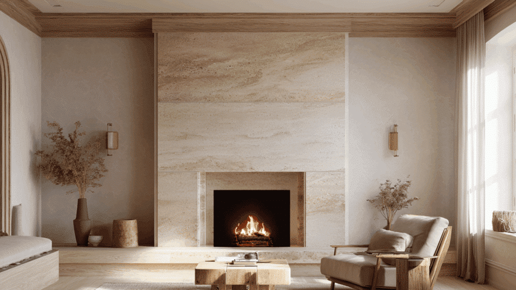 smooth limestone tile