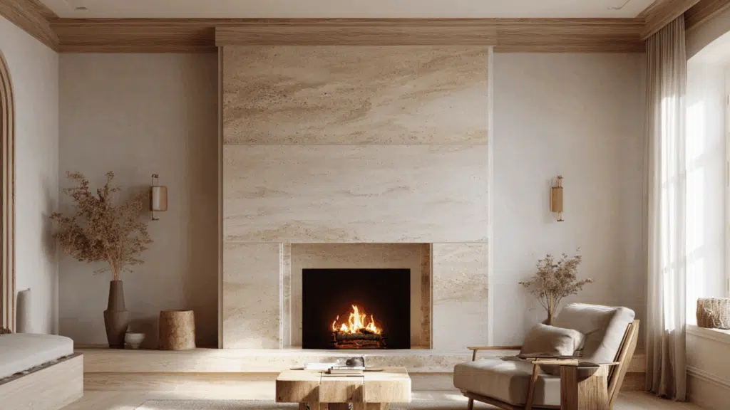 smooth limestone tile