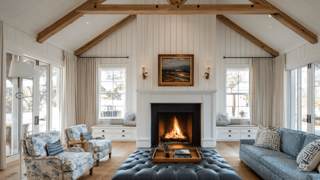 solid wood beams for an authentic look