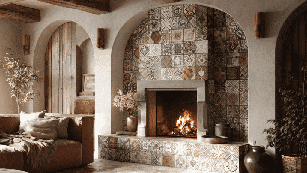 spanish style patterned tile