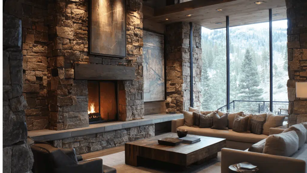 stacked stone ledger panels