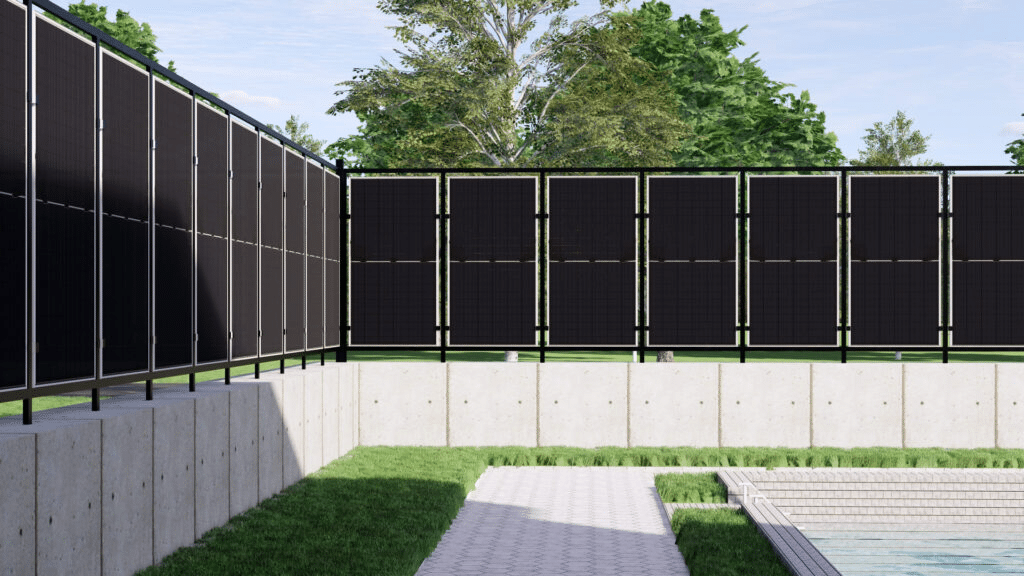 Solar Panels with fences