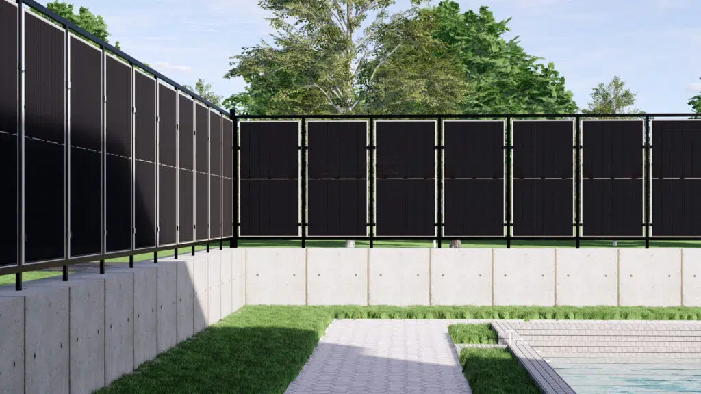Solar Panels with fences