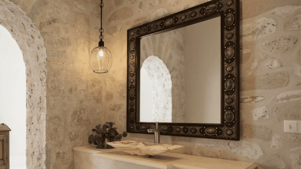 textured wall finishes half bath bathroom remodel ideas