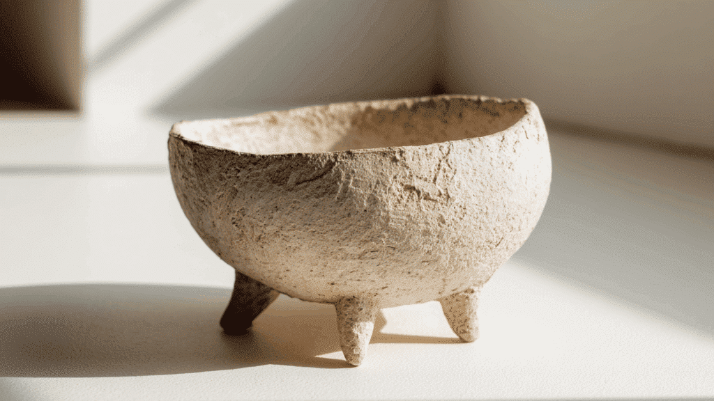 tripod pinch pot