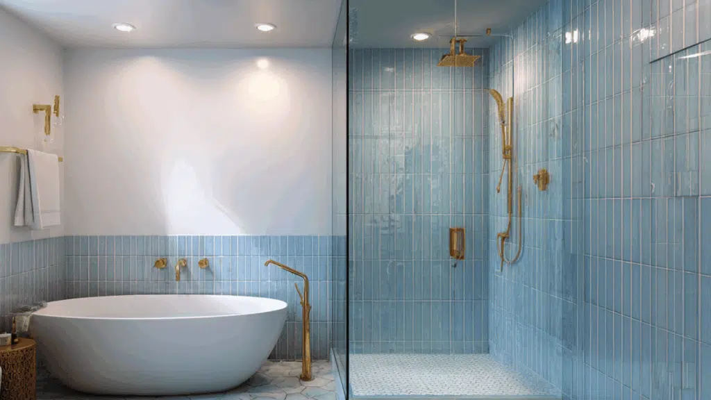 vertical stacked tile layout