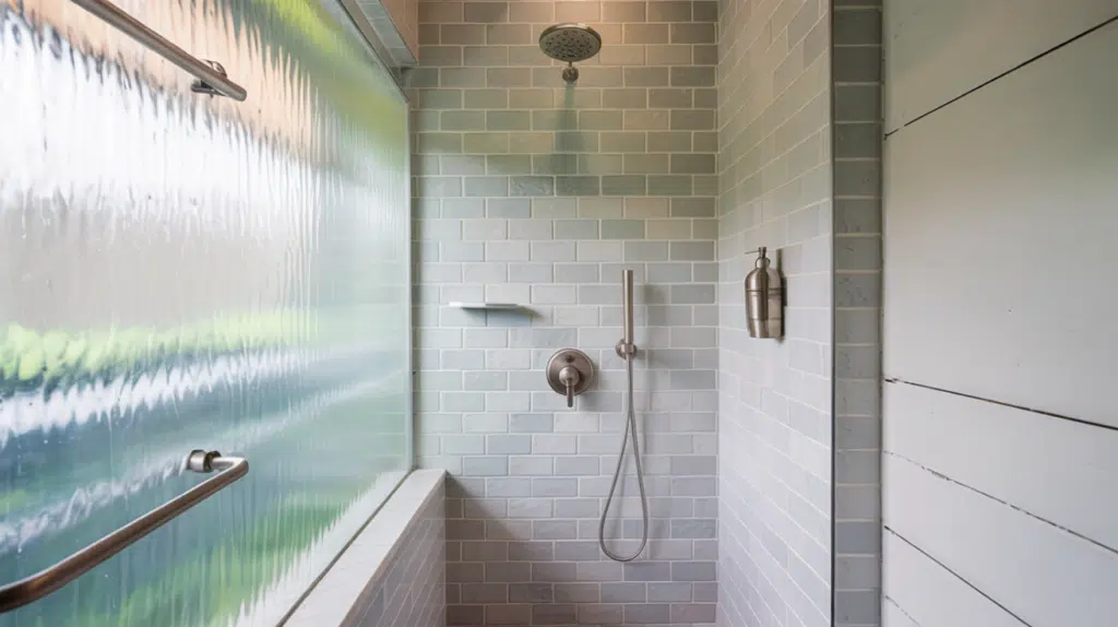 wall mounted soap dispenser walk in shower small bathroom ideas