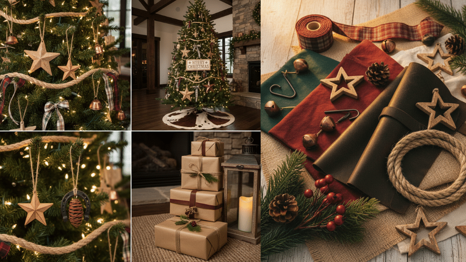 western christmas tree styling