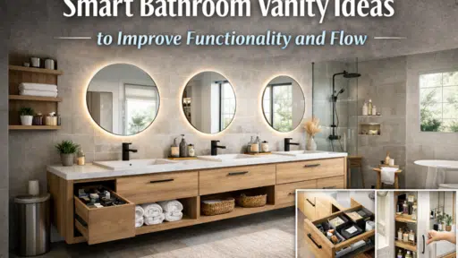 Smart Bathroom Vanity Ideas to Improve Functionality and Flow