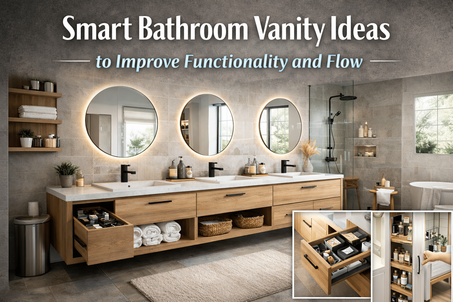 Smart Bathroom Vanity Ideas to Improve Functionality and Flow