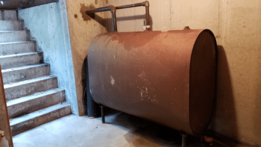 Old Heating Oil Tank