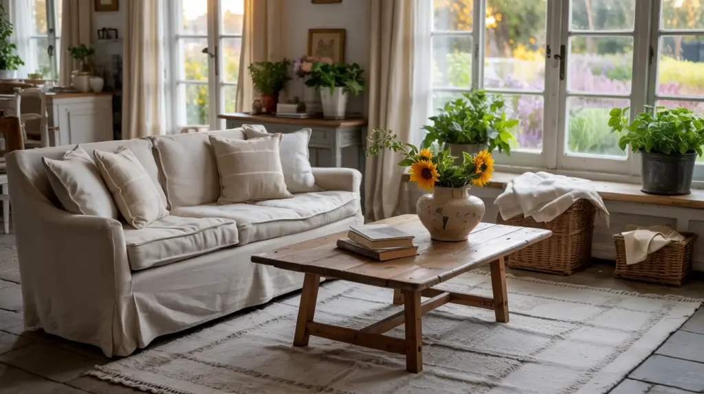 Living Room–French Farmhouse Decor