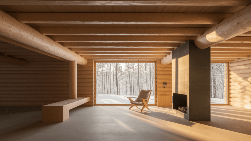 a calm uncluttered styling approach