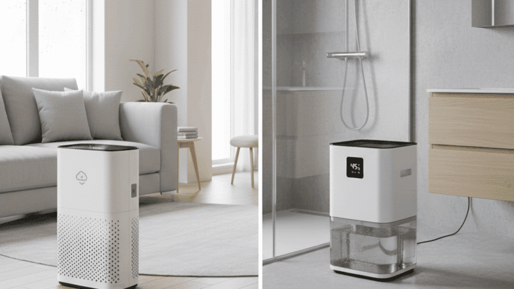 air purifier vs dehumidifier