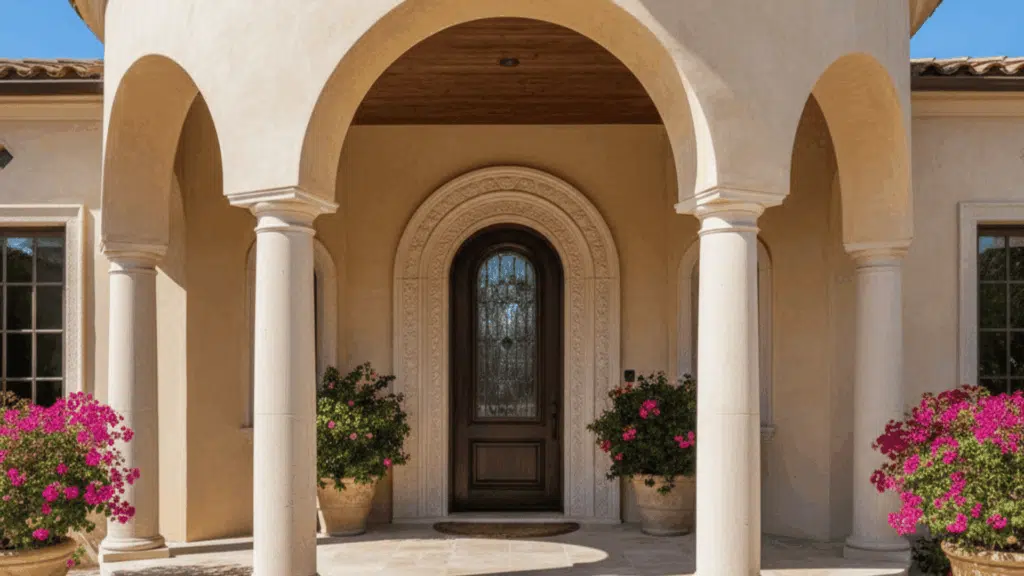arched portico
