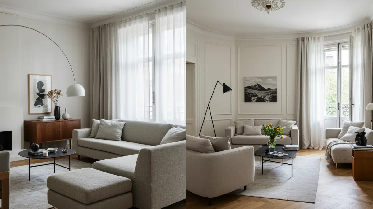 contemporary vs modern