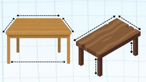 desk dimensions