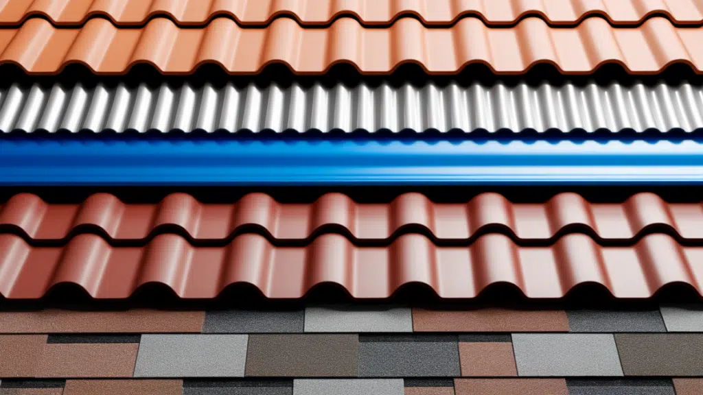 different types of metal roofs