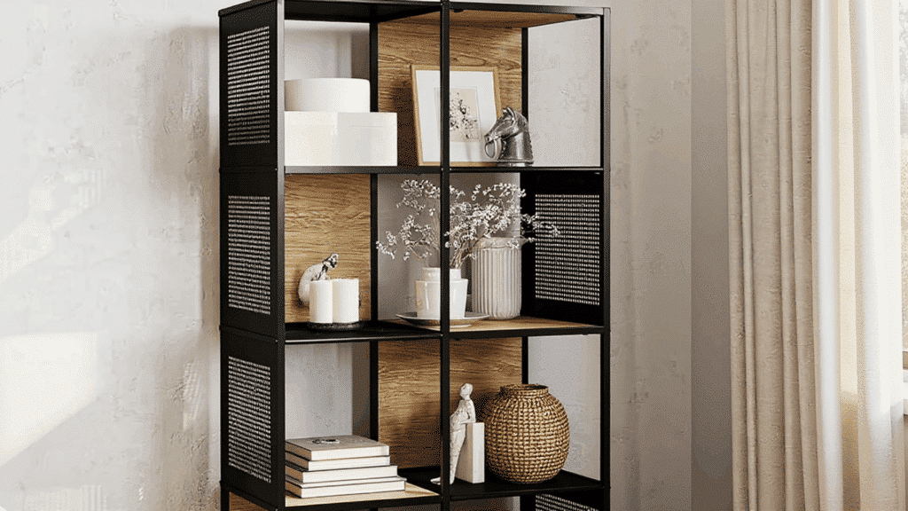 freestanding shelving units