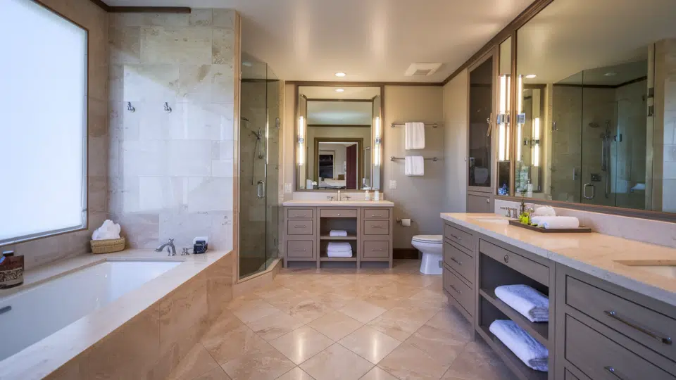 heated bathroom floors