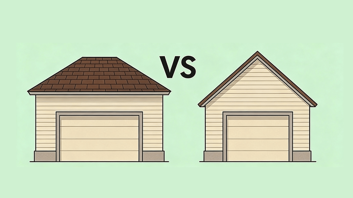 hip roof vs gable roof