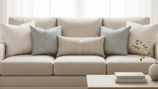 how many pillows on a couch