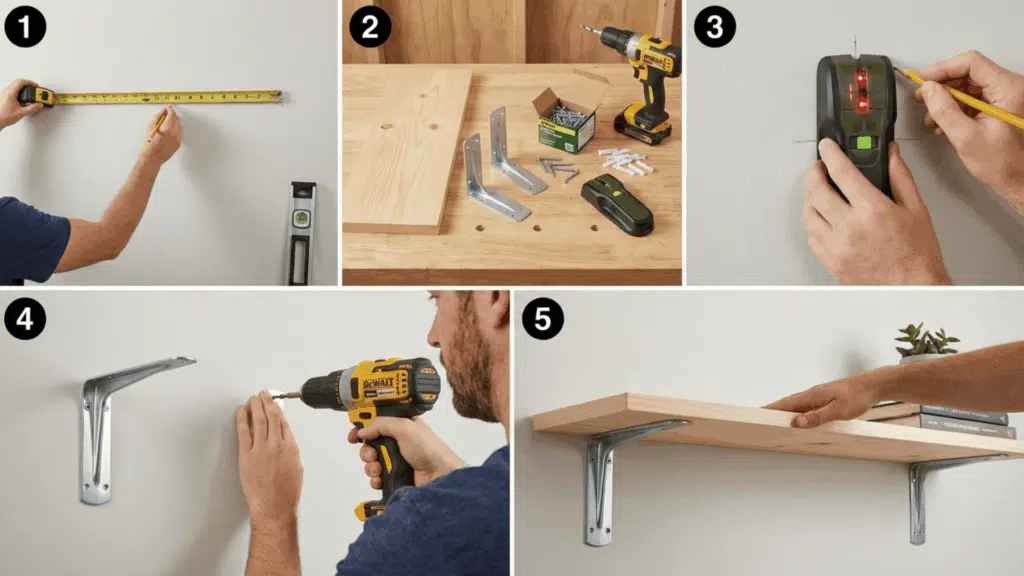 how to build diy shelving