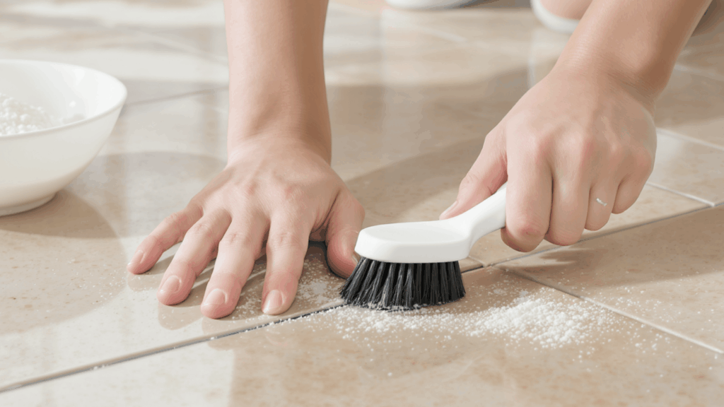 how to clean ceramic tile grout