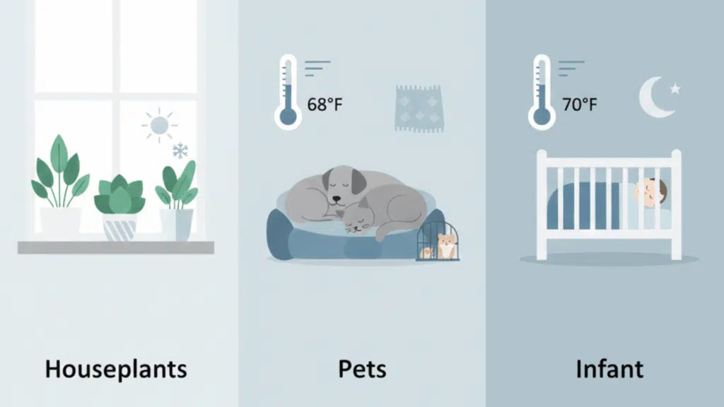 ideal temp by conditions