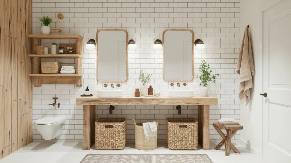 match The bathroom to The cabin feelc