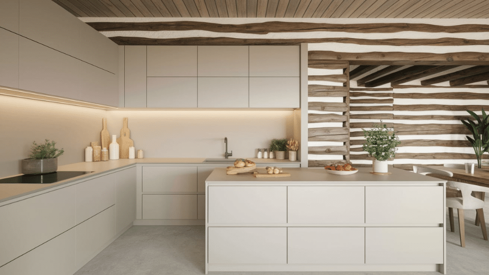 modern kitchens with clean cabinetry