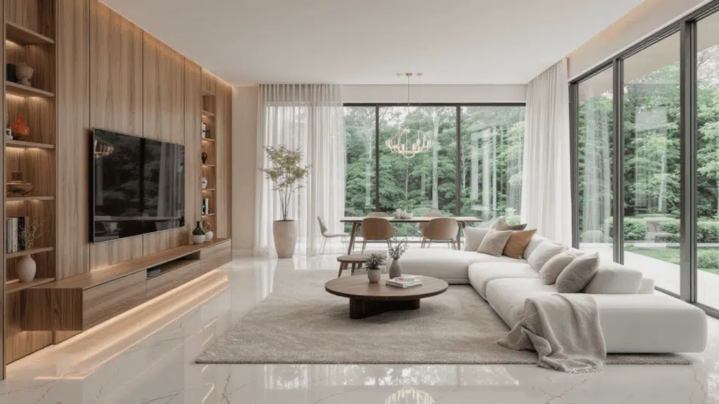 modern luxury interior design minimalist layouts with clear flow