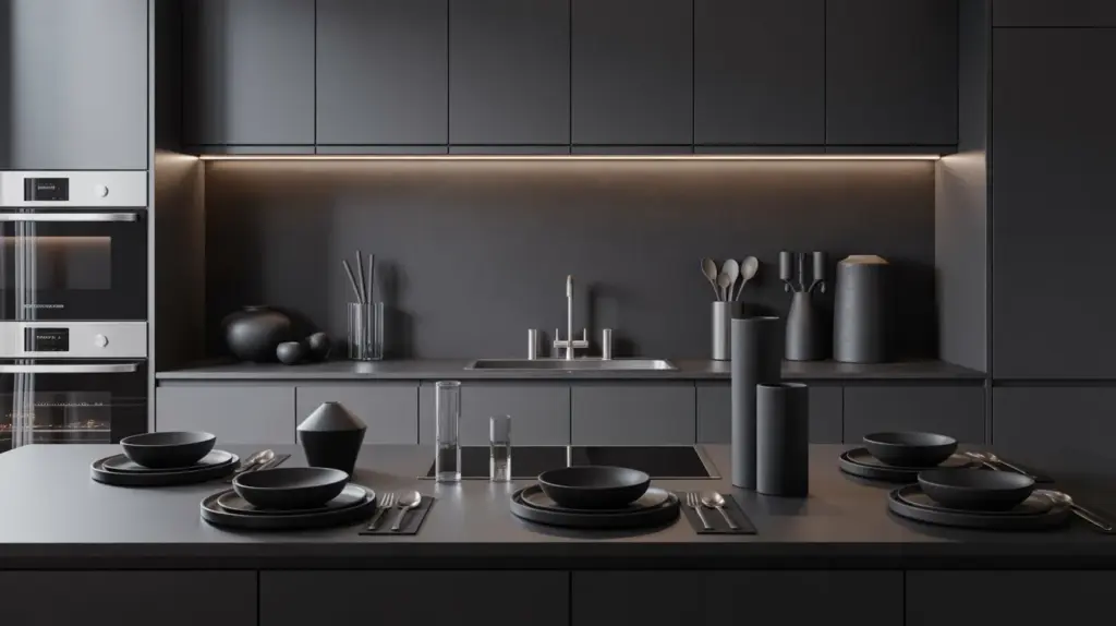 monochrome decorative elements